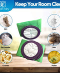 10 Pack Vacuum Bags For ProTeam CoachVac MegaVac And Super CoachVac, showcasing filtration against dirt, dust, dander, and more.