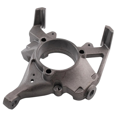 Metal steering knuckle from Front Drivetrain Kit With Steering Knuckles And Wheel Hub Bearings For 1999 2001 Jeep Cherokee And 1997 2006 Wrangler Rebuild Or Replacement Direct Fit And Durable Design For Long Lasting Performance Ready To Roll
