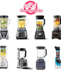 Image showing various blenders not compatible with Six Cup Blender Glass Jar Replacement With Blade For Oster Osterizer Classic Series.