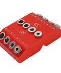 Red Pocket Hole Jig Drill Guide For Woodworking Pros And DIYers 30 Degree 45 Degree 90 Degree Angles Aluminum Alloy Dowel Jig