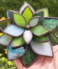Stained Glass Soldering Jig 4 Layer Flower Mold Set For Succulent Glass Art Six Petal Shape Mold With Adjustable Angles