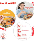 Child playing with DIY Pinball Machine For Kids 8 To 14, Arcade Grade, No Screen STEM Toy That Builds Confidence, Creativity, Fine Motor Skills