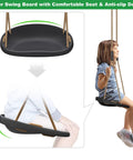 Two Pack Heavy Duty Swing Seats With 500 Pound Capacity And Wider Swing Board Anti Slip Surface Height Adjustable Rope