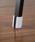 U Shaped Chair Glides For 19 To 22 mm Tubular Chairs Anti Slip Floor Protectors on wooden floor with sled base