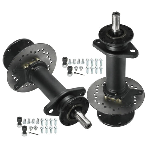 Heavy Duty 32 Inch Rear Differential Axle Kit With Six Tooth Spline Drive Shaft 25mm Four Bolt 110mm Wheel Hubs Flange