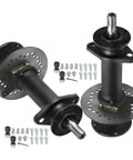 Rear Axle Complete Kit 810mm 32 Inch Two Pack Half Axles With Disc Brake Hubs For DIY Golf Cart ATV UTV Go Kart