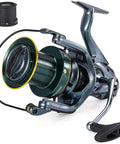 Ultra Smooth Drag Surf Spinning Reel For Big Game Saltwater And Offshore Fishing High Capacity 14000 Series aluminum build