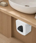 Electric Mini Tank Water Heater Under Sink Hot Water Tank 4 Gallon mounted under sink with digital display for instant warmth.