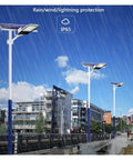 Badass Outdoor Solar Flood Light With Remote Control Ip66 Waterproof Security Wall Lamp For Yard Driveway Zero Drama Setup in rainy conditions.