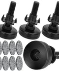 Beefy Heavy Duty Furniture Leveling Feet Set For Tables Cabinets Sofas And Dressers, Adjustable 3/8-16 Threaded Levelers