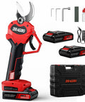 Cordless Electric Pruning Shears With Dual 2Ah Batteries Battery Powered Tree Branch Pruner 30mm Cutting Diameter