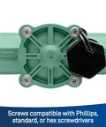 Top view of Automatic Sprinkler Valve Three Quarter Inch FPT L Series with 24 Vac solenoid and serviceable lid with four screws