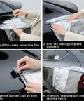 Step-by-step instructions for Hella Rugged Outdoor Ev Charger Cover For Electric Vehicles, demonstrating mounting process and features.