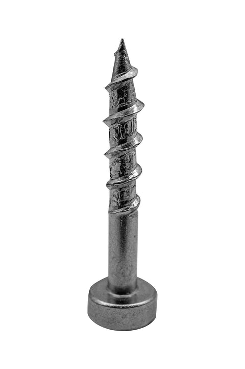 Wood Pocket Hole Screws 1-Inch Pan Head Torx Self-Tapping Coarse Thread Zinc Coated 100-Pack For Indoor DIY Projects And Everyday Furniture