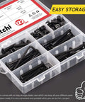 M6 Hex Socket Head Screws Bolts And Black Barrel Nuts Hardware Set 120 Pieces Assortment For Cribs Baby Beds Cots And Chairs
