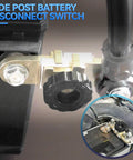 Side Post Battery Disconnect Switch for cars trucks and boats quick cutoff isolator kill switch battery drain prevention