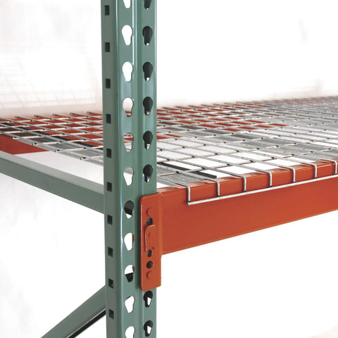 Heavy Duty Pallet Rack Wire Deck 42 Inches Deep By 46 Inches Wide 2500 Lb Capacity Fully Galvanized Steel Mesh For Warehouse Shelving No Sweat Assembly And Built Like A Tank