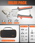 Heavy Duty Snap Fastener Tool Kit With Case Must Have Pro Grade 80 Sets Stainless Steel Snaps Replacement Kit for DIY Projects