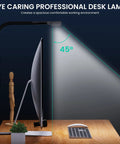 Lit 26 Inch LED Desk Lamp For Home Office With Wide Beam And Flexible 180 Degree Gooseneck Clamp Light 23W Dimmable 7 Modes