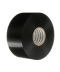 All-Weather Vinyl Corrosion Protection Tape 50, 2 in x 100 ft, Black PVC, 10 mil Thick roll, side view
