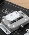 Door Sliders For Wardrobe And Cabinet With Damping Pulley System Smooth Glide For Wooden Doors Surface Mounted Hardware Fitting