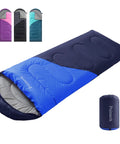 Lightweight Three Season Camping Sleeping Bag For Adults And Kids With Compression Sack Ultra Compact Backpacking Gear For Hiking