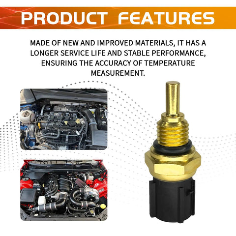 Dope Engine Oil Temperature Sensor For Honda Pilot 2003 To 2015 And Ridgeline 2006 To 2014 with O Ring and gold finish.
