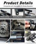 Heavy Duty Brake Booster Adjustment Tool And Master Cylinder Depth Checker With Adjustable Push Rod Set for precise brake measurements.