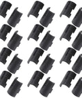 32 Pieces Wire Shelf Clips For Wire Shelving Locking, Plastic Shelf Clips For Stability And Adjustable Layer Spacing, Compatible With 1.5 Inch Posts