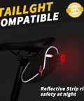 Under Seat Bike Bag For Mountain And Road Bikes With 3D Shell Design Waterproof Zippers low profile reflective night view
