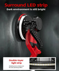 Effortless Electric Drywall Sander Kicks The Dusty Mess To The Curb While Handling Stubborn Popcorn Ceilings And Prepping Walls Like A Boss Using Integrated Vacuum Power with surround LED strip.