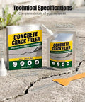 Heavy Duty Self Leveling Concrete Crack Filler And Waterproof Sealant For Indoor Outdoor Driveways Patios Garage Floors Top Shelf Masonry Bond Straight Fire in packaging with a spreader tool.