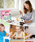 Kids enjoying Kids Sewing Kit For Beginners With 12 Easy DIY Plush Toy Projects Dog Cat Stuffed Animals Set Learn To Sew Totally Fun Gift
