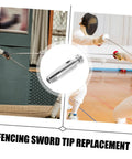 Pro Grade Replacement Tip Foil Hand Cord For Medieval Fencing Accessories, stainless steel tip over fencing sparring image.