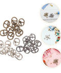 150 Pieces Mini Belt Fasteners Alloy Buckles For Sewing Crafts Small Metal Buckles With Single Prong For Doll Clothes Shoes Bags DIY Accessories And Your Go To Quick DIY Builds shown in assorted colors