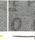 3 Inch Mesh Sandpaper Discs Hook Loop showing anti clogging design, ready for wood, metal, drywall, 80 grit, 20 pcs.