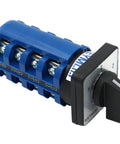 Beefy 63A Rotary Changeover Switch 4NO 4NC 2 Way 660V Universal Cam Selector Switch Panel Mount Ready With 3 Position 16 Terminals