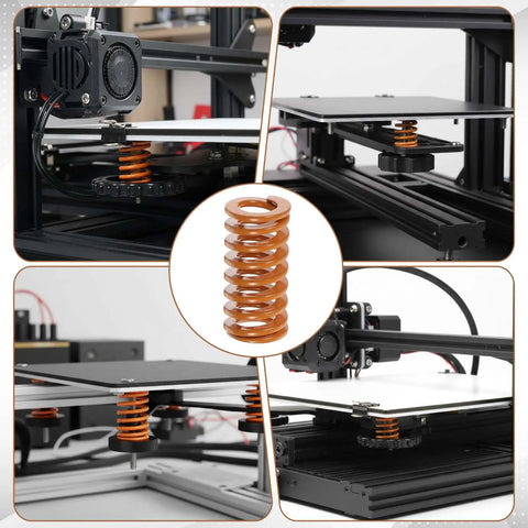 12 Pack 0.31 In OD 0.79 In Length Compression Springs for 3D printer beds in use on Ender 3, spring steel, stable calibration