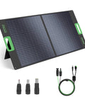 100W Portable Foldable Solar Panel For Power Stations And Generators Ideal For Outdoor Camping Van Life And RV Trips High Efficiency Charger