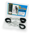 Box of Heavy Duty Hitch Pins Clip R Clips Spring Retaining Pins Set Built Tough With Rubber Coated Grip for trailers