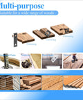 Multi-purpose uses of 50 x 12 x 1.5 mm (1.97 x 0.47 x 0.06 in), 2 in carbide double-edged scraper inserts for woodworking