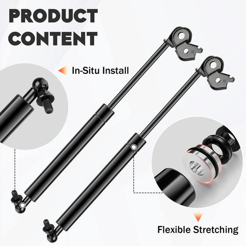 Gas Charged Hood Lift Supports Shocks For 1991 1996 Toyota Camry And 1992 1996 Lexus ES300 Pack Of 2 In-Situ Install Feature