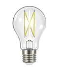 Dimmable LED Filament Bulbs S12416 810 Lumens 8W A19 E26 Medium Base 3500K Neutral White 90 CRI Wet Location Rated 120V 6 Pack