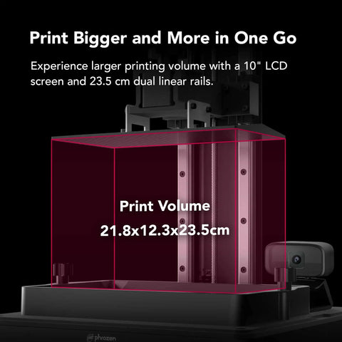 Next Level Tabletop Resin Lcd 3D Printer Featuring Hella Crisp 8K Ultra Fine Detail And Generous Build Volume For Miniatures And Figures Quick Cure Photopolymer Compatible