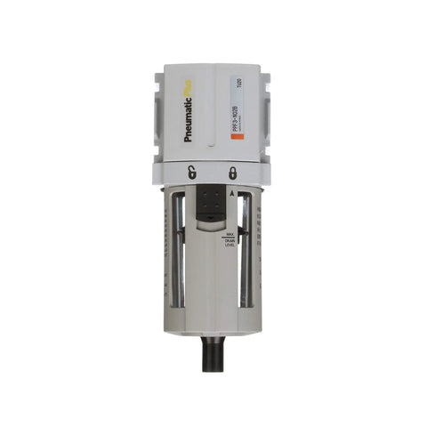 High Flow Shop Grade Air Drying System With 5 Micron Particulate Filter, 0.3 Micron Coalescing Filter And Quarter Inch NPT Pressure Regulator
