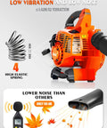 Beast Power Handheld Gas Leaf Blower With 26cc Two Cycle Engine Delivers 180 MPH Air And 380 CFM For Fast Yard Cleanup
