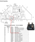 Solid 85997 Rectifier You Can Trust To Power Up Your Super Tugger With Smooth 600 Volt And 35 Amp 1 Phase Bridge Conversion For Reliable Cable Pulling Action That Gets It Done Right diagram showing electronic control assembly details.