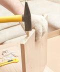 Elite 90 Pc Wooden Dowel Pins 8X30Mm Fluted With Beveled Ends used to join wooden panels during furniture assembly.