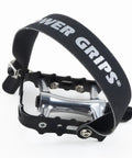 All Metal Bike Pedal Kit With Straps For MTB Road Gravel And Commuter Riding, Pre Assembled, Hands Free Foot Retention