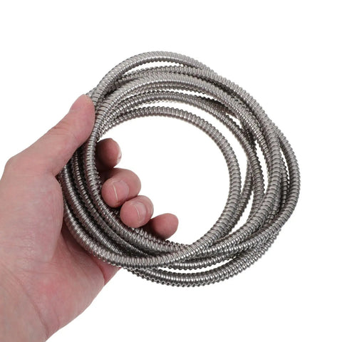 Top Notch Flexible Stainless Steel Wire Loom Sleeve For Heavy Duty Cable Management Easy Bend Rust Proof Electrical Conduit Guard.